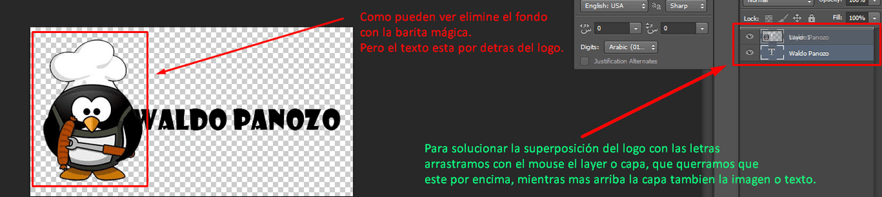 como hacer un logo en photoshop - paso a paso
