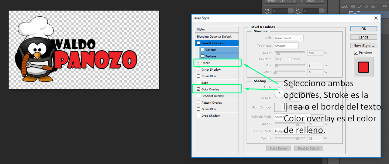 como hacer un logo en photoshop - paso a paso