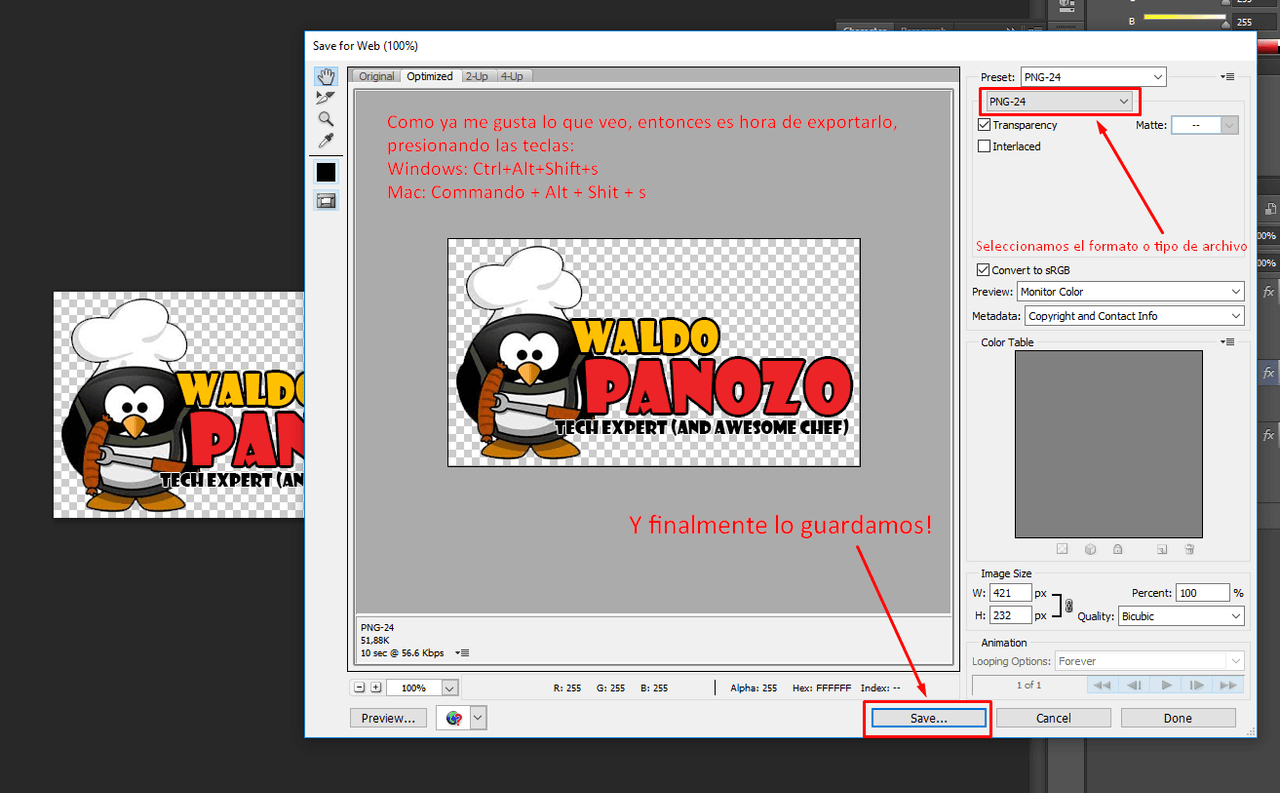 como hacer un logo en photoshop - paso a paso