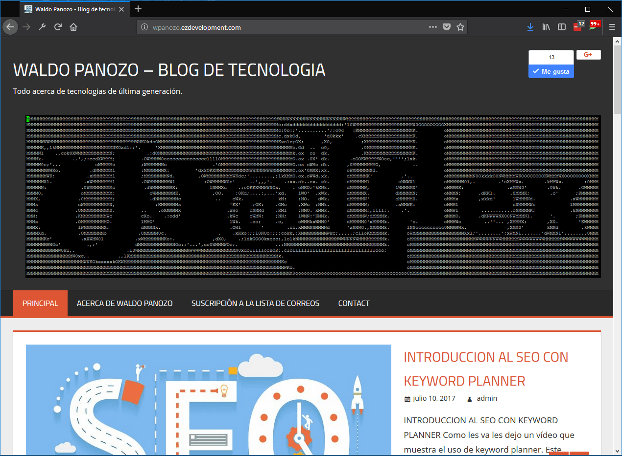 blog personal de waldo panozo - paso a paso