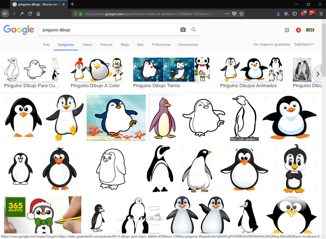 buscando en google para logo - paso a paso